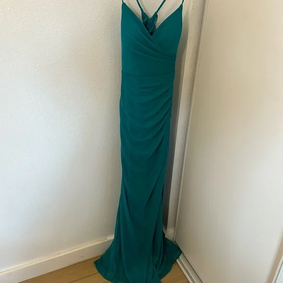 Azazie | Dresses | Azazie Kamali Bridesmaid Dress Jade Size A4 | Poshmark